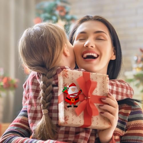 OCHIDO 36 Pcs Wooden Christmas Ornaments for Hanging Decorations,12 Styles Unfinished Wooden Slices with Holes for Paintable Crafts,Kid DIY Craft OCHIDO