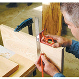 Kapro - 325M Magnetic Lock Combination Square - with 5 Finely Milled Sides - Features Stainless Steel Scribe, Easy to Read Vial + Belt Holster - KAPRO