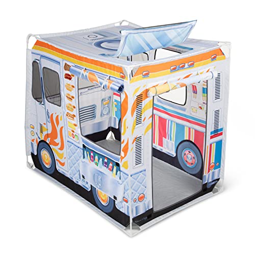 Melissa & Doug Food Truck Play Tent - Role Play Toy Ice Cream Truck Tent For Kids Ages 3+ , 17.5 x 8.5 x 3.7 Melissa & Doug