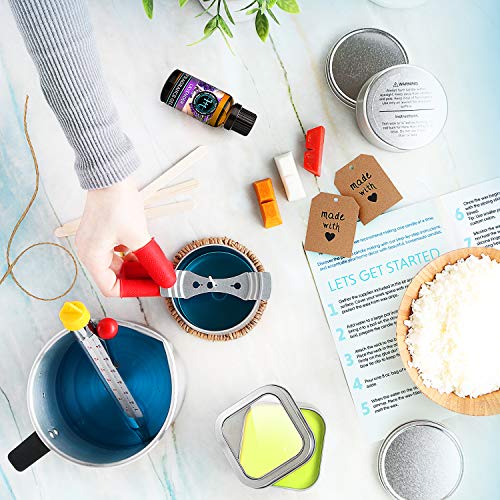 Hearth & Harbor Soy Candle Making Kit for Adults & Kids, DIY Candle Making Supplies for Beginners, Natural Soy Wax Complete Candle Making Kits - 2 Hearth & Harbor