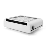 AONOLOVO Nail Dust Collector, Powerful Nail Vacuum Dust Collector Nail Tech Extractor Fan Manicure Tool for Acrylic Nails Removal, White AONOLOVO