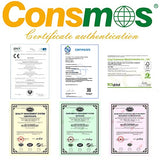 Consmos Baltic Birch Plywood 6mm 1/4" x 12" x 12" Craft Wood, Pack of 3 B/BB Grade Baltic Birch Sheets, Perfect for DIY Projects, Painting, Drawing, Consmos