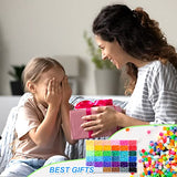 Quefe 11800pcs Fuse Beads Craft Kit, 36 Colors 5mm Beads, Melting Beads Set for Kids, Ideal for Crafts and Arts Projects, Great Gift for Birthday and QUEFE