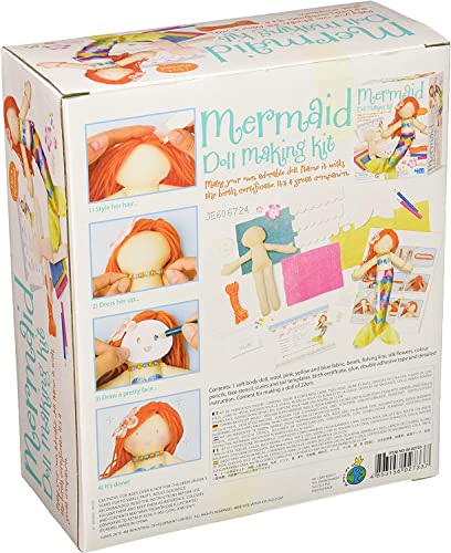4M Mermaid Doll Making Kit, 8.5 inches 4M