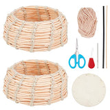 FREEBLOSS 2 Set Basket Weaving Kit Basket Making Kit Diffuser Sticks DIY Basket, Suitable for Kids Arts and Crafts Projects and Easter Basket FREEBLOSS