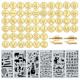 Wood Burning Tips Letters Uppercase Alphabet Branding and Personalization Set for Wood and Other Surfaces by Wooden Letters (Include 26 Letters +2 Ryoma