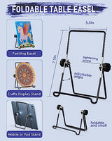 Nicpro 34PCS Kids Acrylic Paint Set with Pattern Canvas, Art Painting Supplies Kit with 12 Paints, 10 Brushes, 6 Canvas Panels, Table Easel, Paper Nicpro