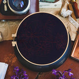 DECHOUS 1 Set Tea Cushion Diy Flower Cross Kits Unfinished Embroidery Coaster Punch Flower Embroidery Homemade Ornament Kits Table Coasters for DECHOUS