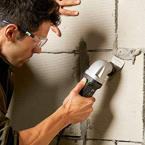 GALAX PRO 22000 OPM 1.5A Oscillating Multi Tool, 3 Degree Oscillating Angle with 3 Pieces Saw Blades, 1 Piece Semi Circle Blade Sanding Plate, 6 GALAX PRO