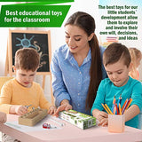 Panda Brothers Montessori Screwdriver Board Set - Wooden Montessori Toys for 4 Year Old Kids and Toddlers, Learning Sensory Bin Toys Preschool Panda Brothers