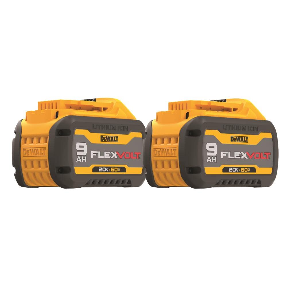 DEWALT FLEXVOLT 20V/60V MAX* Batteries, 9.0-Ah, 2-Pack (DCB609-2) - WoodArtSupply