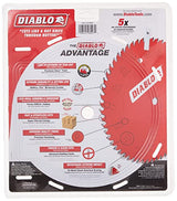Freud D1280X Diablo 12-Inch 80 Tooth ATB Crosscutting Saw Blade with 1-Inch Arbor, Red Freud