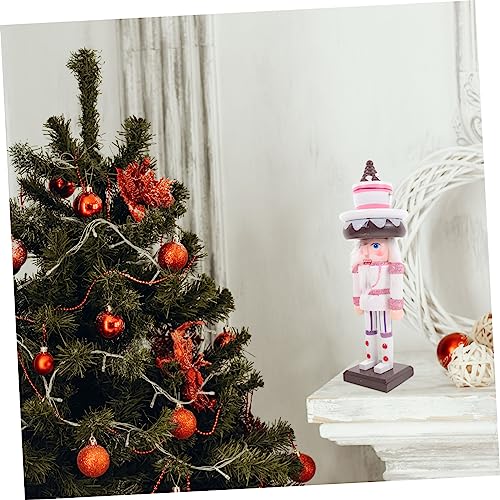CIMAXIC Nutcracker Puppets Traditional Wooden Nutcracker Wooden Nutcracker Ornaments Christmas Table Decorations Nutcracker Soldier Ornament CIMAXIC