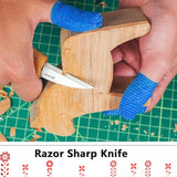 BeaverCraft, Whittling Kit for Adults and Teens - Wood Carving Kit DIY 02 Dala Horse - Wood Carving Tools Craft Supplies for Adults Whittle Knife BeaverCraft