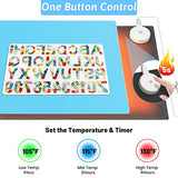 Large Resin Heating Mat with Cover and Timer, 4-Hour Auto Shut-Off Fast Resin Curing Machine, 23.6 x 14.2 Inches Heating Pad for Resin Projects, DIY Beautycity