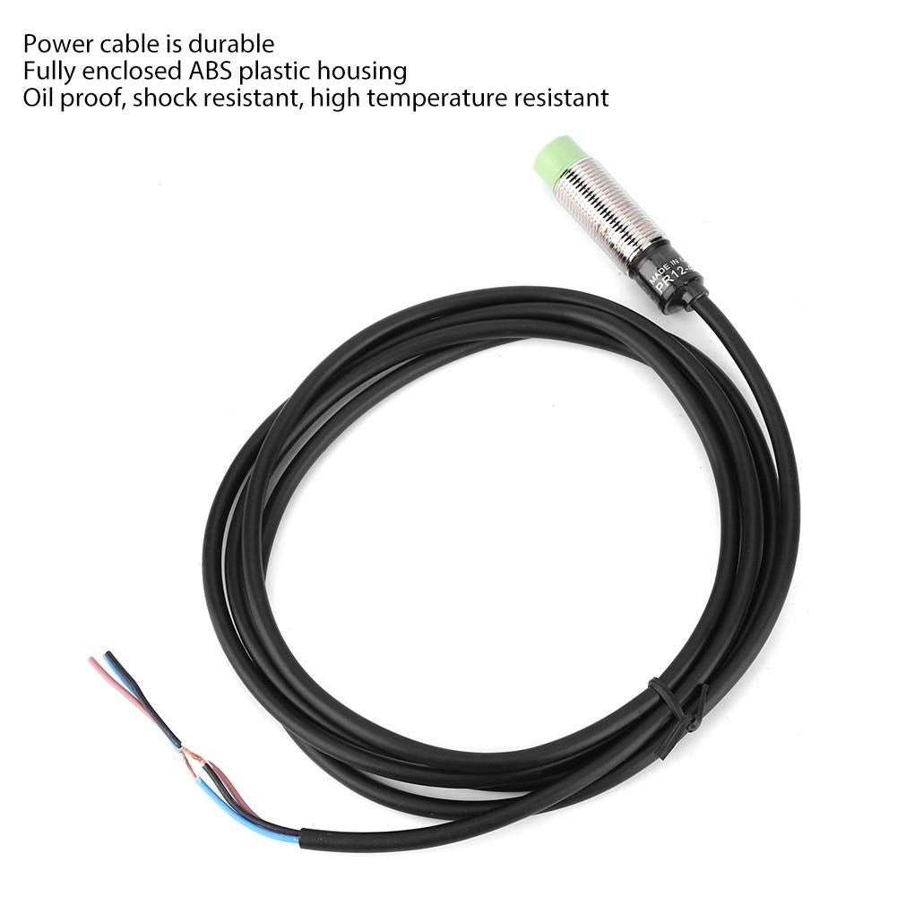PR12-4DN Metal Inductive Proximity Sensor Switch 3-Wire NO NPN Wire Length 1.8m Enkelbruke