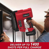 PowerSmart 20V Cordless Brad Nailer Kit, 18 Gauge Nail Gun, 2 in 1 Nail/Staple Gun with 4.0Ah Lithium-Ion Battery and Fast Charger, 18GA Nails PowerSmart