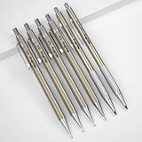 Nicpro 6 PCS Art Mechanical Pencils Set, Metal Artist Drafting Pencil 0.3 & 0.5 & 0.7 & 0.9 mm & 2 PCS 2mm Graphite Lead Holder(4B 2B HB 2H) For Nicpro