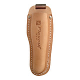Flexcut Knife Sheath, Molded Leather, for All Standard Knife Profiles, Belt Clip Included (KN02) FLEXCUT