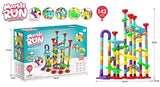 Toys for Boys 4-6 - Marble Runs 3D Maze Game DIY Educational Toys for Kids 5-7 Birthday Gift,Track Pipe Building Blocks Mini Glass Marbles for Kipawa