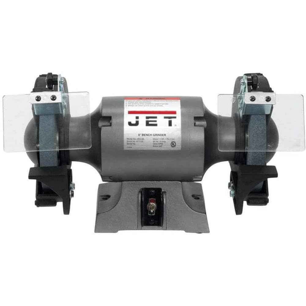Jet Tools - JBG-8A, 8" Shop Grinder & JPS-2A Stand (577102K),Black,grey Jet