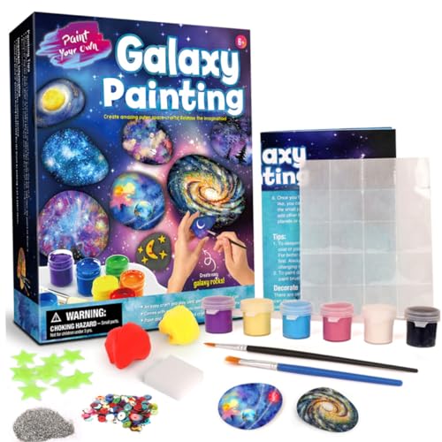 KONTONTY 1 Set Stone Painting Puzzle Toy DIY Painting Stones Smooth Bundle River Stones Rock Art kit Kids Toys Kids Suit Kids Painting Kit Painting KONTONTY