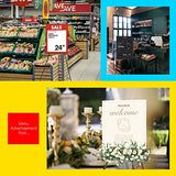 MEEDEN Easel Stand for Wedding Sign: Wood Tripod for Poster Board - Wooden Easel Standing for Display Welcome Picture MEEDEN
