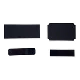 Laser Engraving Blanks CO2 Engravable Black Over Brass Plated Steel 15 Pieces Assorted Custom Engraving Plates