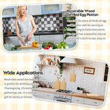 12 Pcs Thicken Bamboo Cutting Board Bulk Personalized Wood Chopping Board Customized Laser Engraving Blanks Serving Board for Wedding Mother's Day Patelai