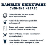 YETI Rambler 25 oz Straw Mug, Vacuum Insulated, Stainless Steel, Power Pink YETI