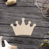 Princess Crown Wood Craft Unfinished Wooden Cutout Art DIY Wood Sign Inspirational Wall Plaque Classic Wood Wall Hanging Decor for Home Living Room Arupkeer