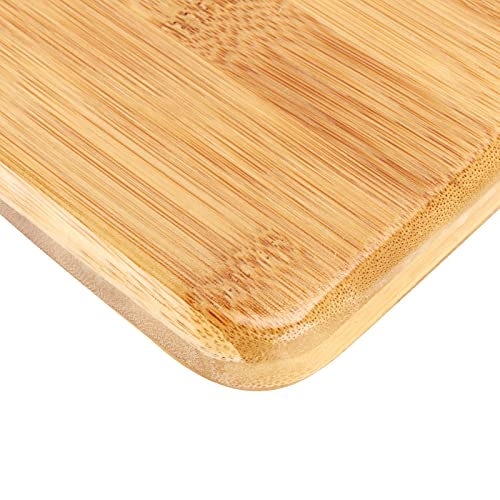 JOIKIT 4 PCS 16 Inch Bamboo Floating Shelves Wall Mounted, Bamboo Wall Shelf, Decorative Floating Shelf for Bedroom, Kitchen, Bathroom, Living Room JOIKIT