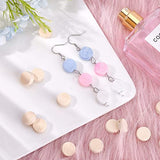 PandaHall 200pcs Natural Flat Wood Beads, 12.5mm(1/2 Inch) Wood Coin Beads Unfinished Round Wooden Slices Wooden Beads for Jewelry Craft Making PH PandaHall