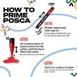 Uni Posca Cool Tones Acrylic Paint Marker Set, 8-Count, Quick-Drying, Non-Toxic, Ideal for Graffiti, Fine Art, DIY Projects, and More Uni Posca