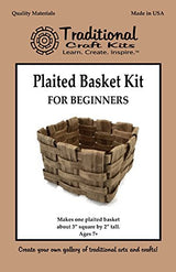 Traditional Craft Kits Beginner Coil Basket Kit - Complete Basket Weaving Kit Set, 6 Basket Making Kit with Basket Weaving Supplies, Complete with Traditional Craft Kits