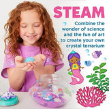 Creativity for Kids Crystal Mermaid Terrarium Kit - STEM Projects for Kids Ages 6-8+, Arts and Crafts for Girls and Boys Creativity for Kids