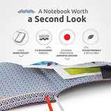 Soft Cover Large B5 Dotted Journal - Enjoy Bullet Journaling with a 7x10-inch, Non-Bleed Thick 120gsm Paper, Dot Journal in Orange, Japanese Edge ZenART Supplies