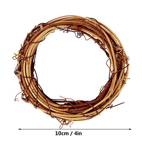 Grapevine Wreath Set, Marrywindix 16 Pieces Natural Vine Branch Wreath Christmas DIY Rattan Wreath Garland for Christmas Holiday Craft Wedding Decor - WoodArtSupply