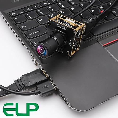 ELP 4K USB HDMI Camera Module Night Vision PC Camera Mini Lightburn Camera for Computer Monitor Simultaneously 2X Digital Zoom USB Security Camera ELP