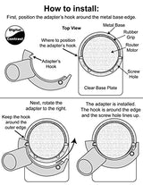 Trim Router Hose Adapter, Compatible with DeWalt DCW600 and DWP611 to Festool 27mm and 36mm Hose, Black WoodArtSupply