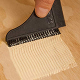 Sili The Complete Silicone Glue Kit - Wood Glue Up 4-Piece Kit – 2 Pack of Silicone Brushes, 1 Tray, 1 Comb – Woodworking, Arts, Crafts and White Sili