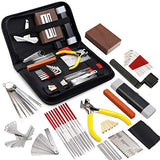 MIFOGE 45Pcs Guitar Repairing Maintenance Tool Kit with Carry Bag Large Care Set of Tools for Acoustic Guitar Electric Guitar Ukulele Bass MIFOGE