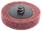 Benchmark Abrasives 2" Quick Change A/O Non-Woven Surface Preparation Wheels for Sanding Polishing Paint Removal with Male R-Type Backing, Use with Benchmark Abrasives