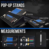 U.S. Art Supply 54-Piece Drawing & Sketching Art Set with 4 Sketch Pads (242 Paper Sheets) -Ultimate Artist Kit, Graphite and Charcoal Pencils & U.S. Art Supply