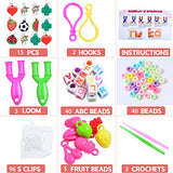 2500+ Rubber Band Bracelet Kit, Loom Bracelet Making Kit for Kids, Rubber Bands Refill Loom Set, Loom Bands Kit,Friendship Bracelet Girls Creativity Yestrong