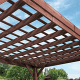 Backyard Discovery 14x10 Brockton All Cedar Pergola, Durable, Quality Supported Structure, Wind Resistant up to 100MPH, Rot Resistant, Electrical Backyard Discovery