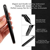 Zalantan Fountain Pen-Smooth Writing Metal Water Pen with Gift Case Fine Nib Consistent Ink Flow Luxury Pen for Nice Pens Enthusiasts Includes 10 Zalantan