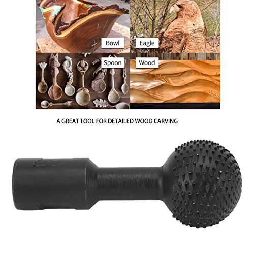 Ball Gouge for Wood Carving Spherical Spindles Wood Gouge Carbon Steel Extreme Sphere Burr - WoodArtSupply