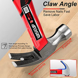 Hammer and nails Set 560pcs Wall Nails & Finish Nails For Hanging Pictures Small Hammer Set 8oz Tape Measure 10ft Basic Woodwork Tool Kit For Home WISEUP