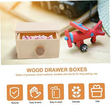 ABOOFAN 3pcs Boxes Handmade Storage Box Wood Jewelry Unfinished Jewelry Case Jewelry Organizer case Jewelry Organizer Tray Kids Jewelry Organizer ABOOFAN